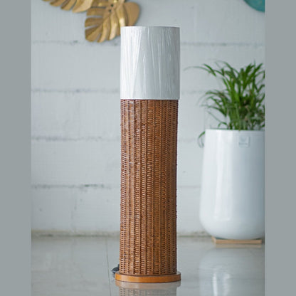 Kezevel Metal Decor Floor Lamp - Handcrafted Golden Brown Finish Floor Lamp for Living Room, Bedroom , Home Decoration