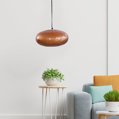 Kezevel Metal Decor Hanging Light - Black Golden Handcrafted Pendant Light / Lamp for Living Room, Bedroom, Balcony and Foyer